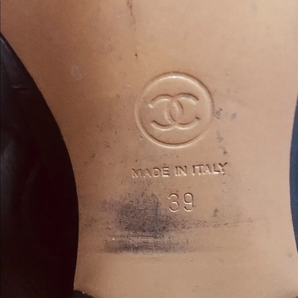 Chanel boots size 39 color black - Picture 6 of 7